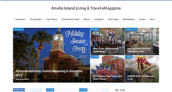 Desktop Screenshot of ameliaislandliving.com